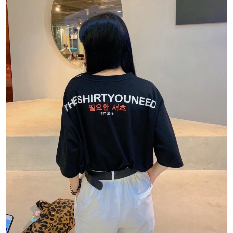 ÁO TAY LỠ IN CHỮ TSUN