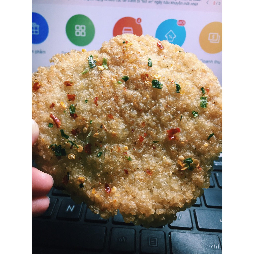 Cơm cháy chiên mắm hành 15k/ 2 gói