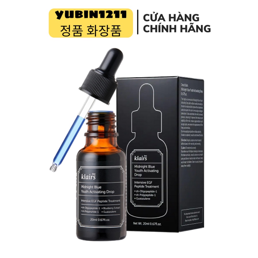 Tinh Chất Klairs Midnight Blue Youth Activating Drop