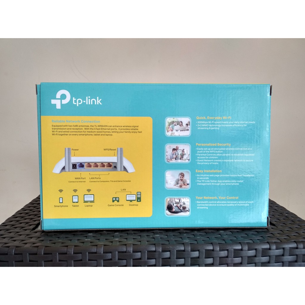 Bộ Định Tuyến Không Dây Wr840n Tp-link | BigBuy360 - bigbuy360.vn