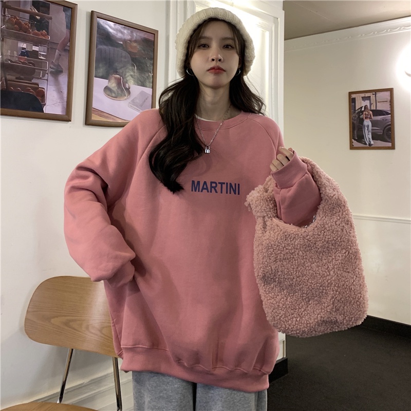 Áo sweater tay dài dáng rộng thiết kế mới thời trang mùa thu dành cho nữ
 | BigBuy360 - bigbuy360.vn