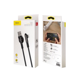 Cáp iphone game thủ * baseus exciting mobile game cable usb for ip 2.4a 1m - blackcalcj-a01