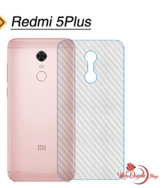 Dán lưng Carbon Xiaomi Redmi Note 7,Redmi 5,Redmi 5A,Redmi 5 Plus,Redmi Note 5A,Redmi Note 5A Prime