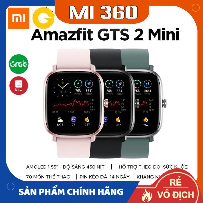 Đồng Hồ Thông Minh Amazfit GTS 2 Mini Quốc Tế✅ Hàng Chính Hãng✅ Bảo Hành 12 Tháng