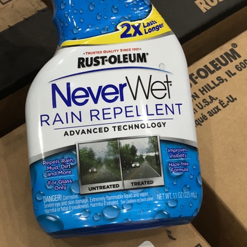 Dung dịch nano NeverWet chống bám nước trên kính nhập khẩu Mỹ