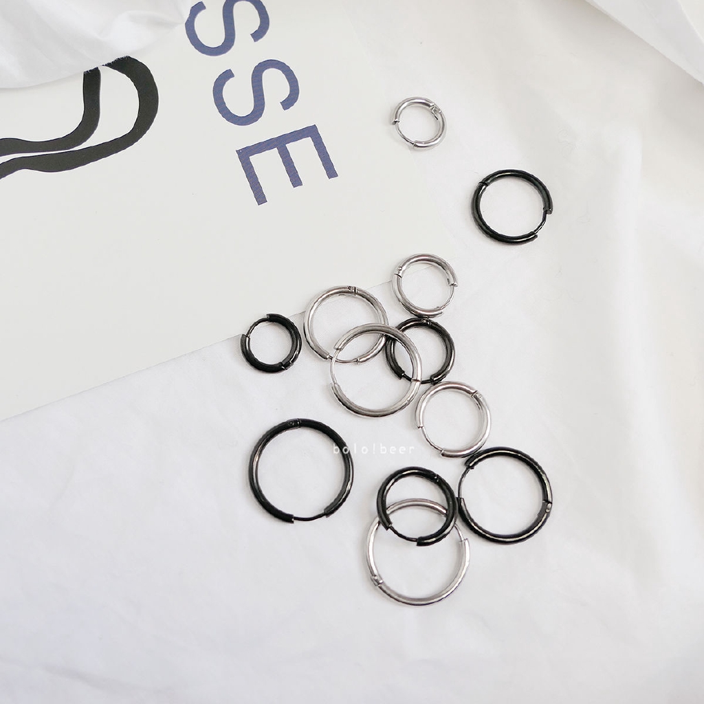 Đôi Khuyên Tai Hình Tròn Thời Trang Cho Nữ