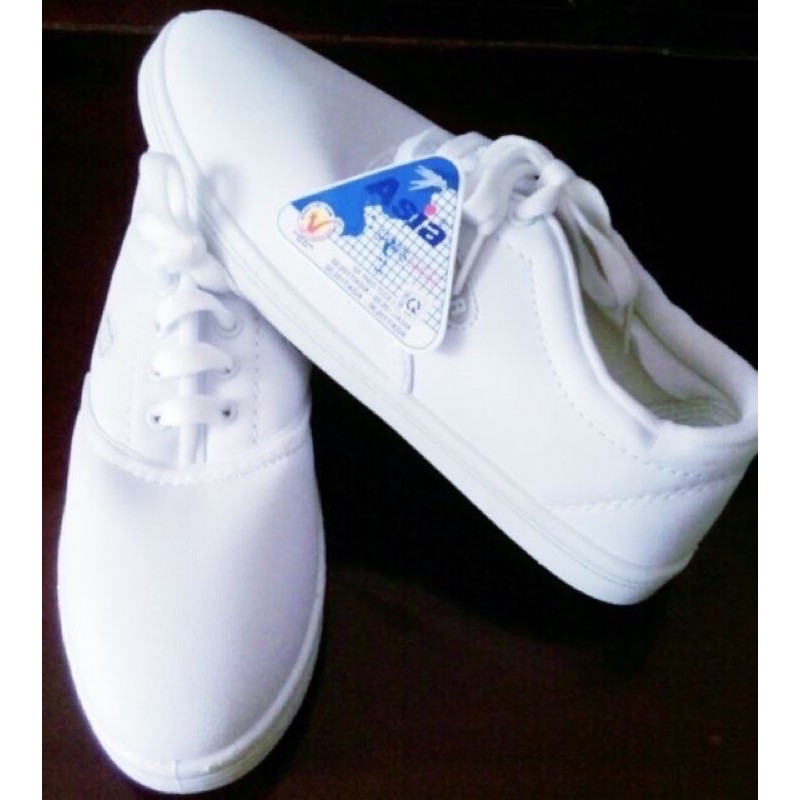 Giày bata trắng asia da không thấm nước đi học đi lễ đi chơi | BigBuy360 - bigbuy360.vn