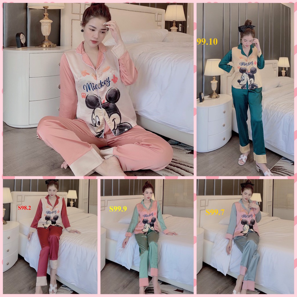 Đồ ngủ pijama - Mẫu Tiểu Thư Nhà Vic's Nhé - Xưởng sản xuất đồ bộ