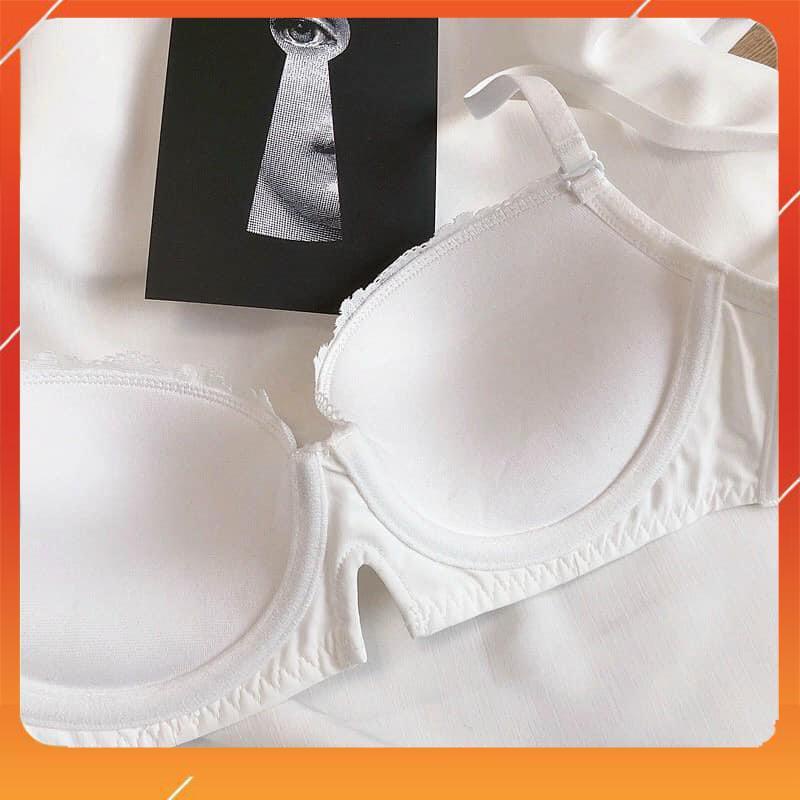 Set bộ đồ lót nữ hàng cao cấp Vickkk phối ren, áo cup ngang, có gọng, mút đệm vừa, Mã B29070