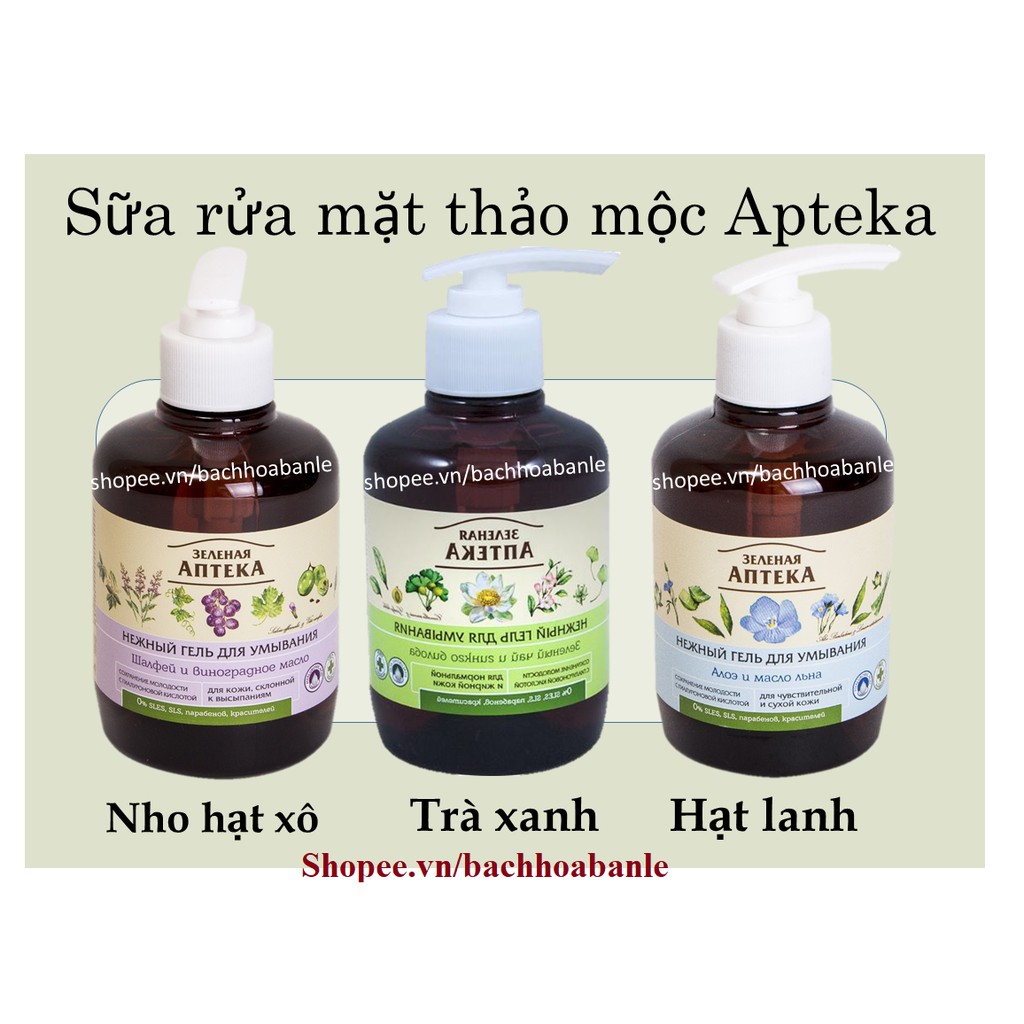 GEL RỬA MẶT ANTEKA NGA