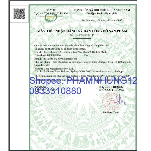 Dầu Cá Healthy Care Omega 3 Fish Oil 1000mg (400 viên). | BigBuy360 - bigbuy360.vn