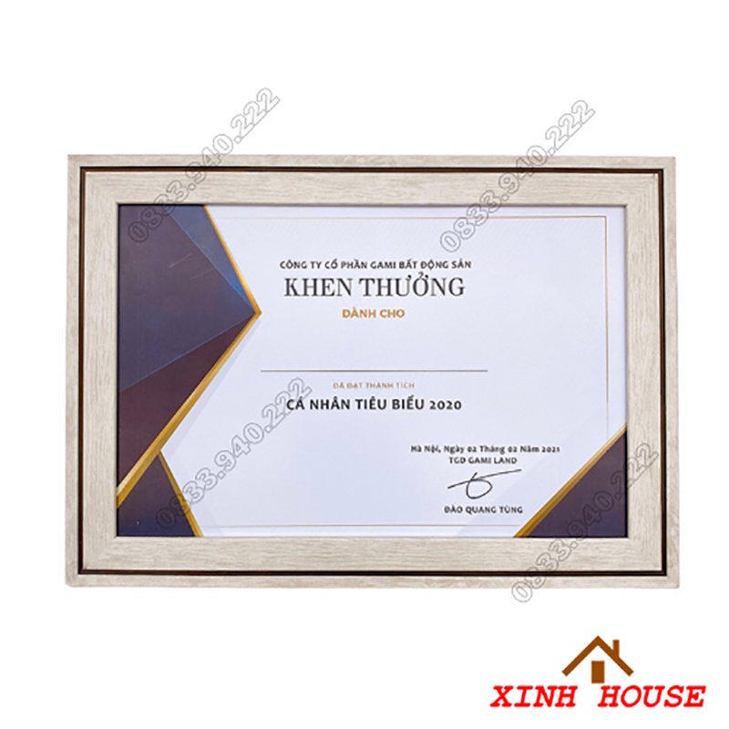 Khung bằng khen A4 (21x30) - Khung ảnh treo tường giá rẻ