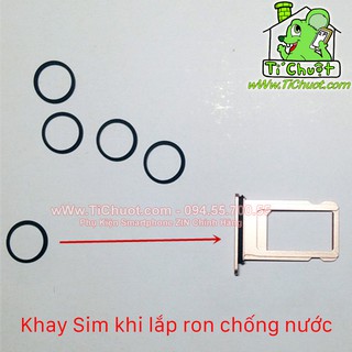Ron Cao Su Chống Nước Gắn Cho Khay Sim iPhone