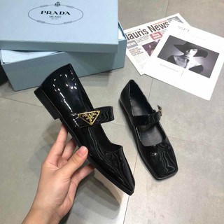 Giày búp bê prada mũi vuông fullbox