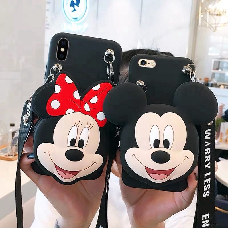 Samsung Galaxy Note5 Note8 Note9 Note10 PLUS C9 PRO Disney cartoon wallet soft phone case cover