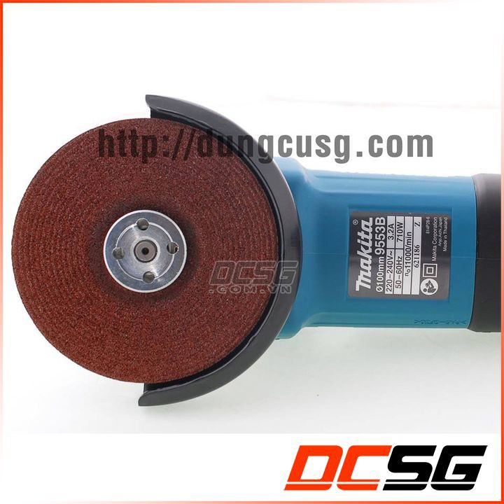 Máy mài góc 100mm dùng điện 710W Makita 9553B (công tắc đuôi)