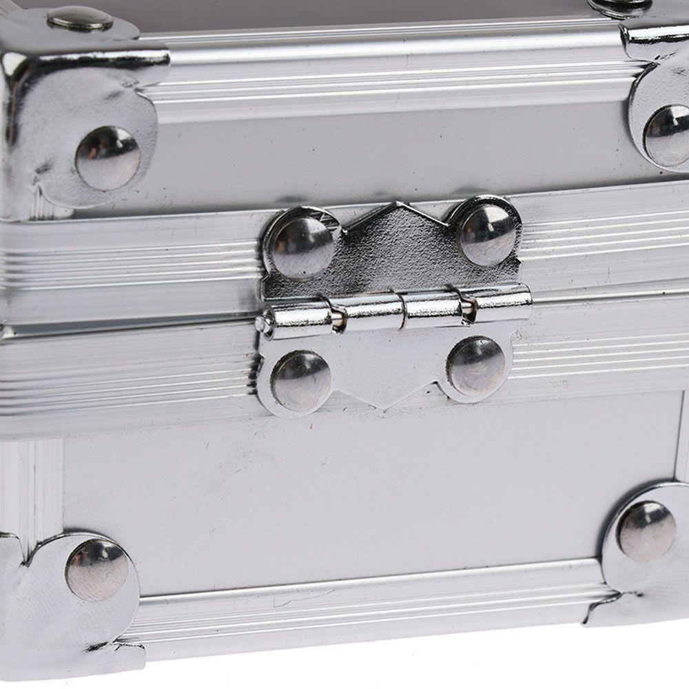 OCEANMAP Hộp Đựng Mũi Khoan Móng Tay Bằng Kim Loại Tiện Dụng Ốp