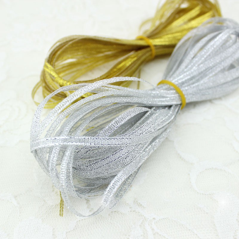 Cuộn Dây Ruy Băng polyester 40M 1 / 8 '' (3mm) Dùng Gói Quà Giáng Sinh