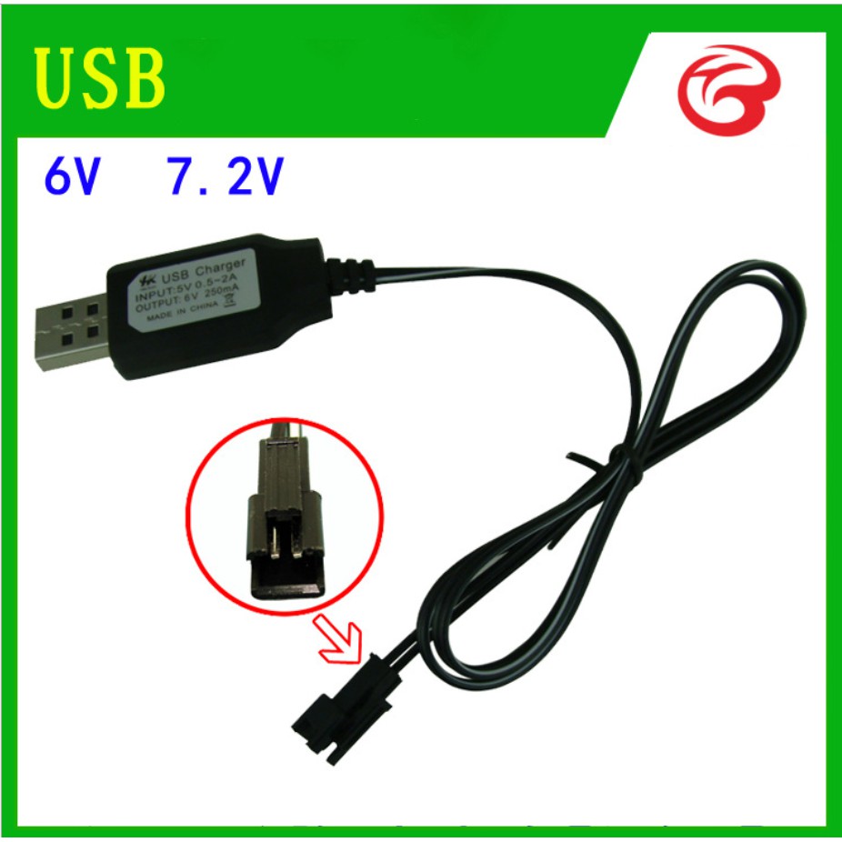 Bộ Pin 6v 700mah + Dây sạc qua cổng USB tiện lợi