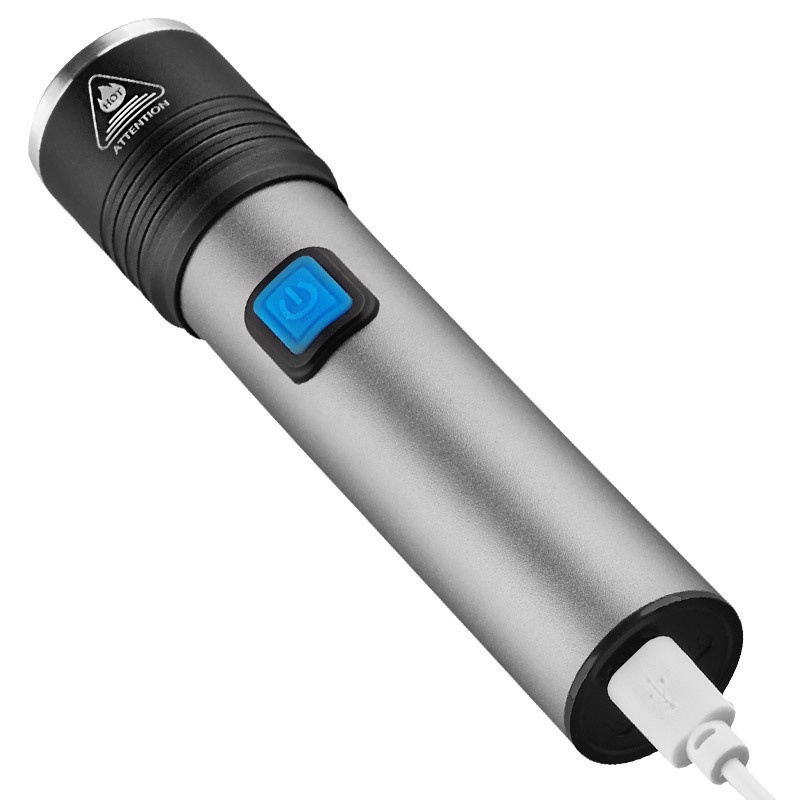 Đèn Pin LED Mini Chống Thấm Nước Sạc USB Mới