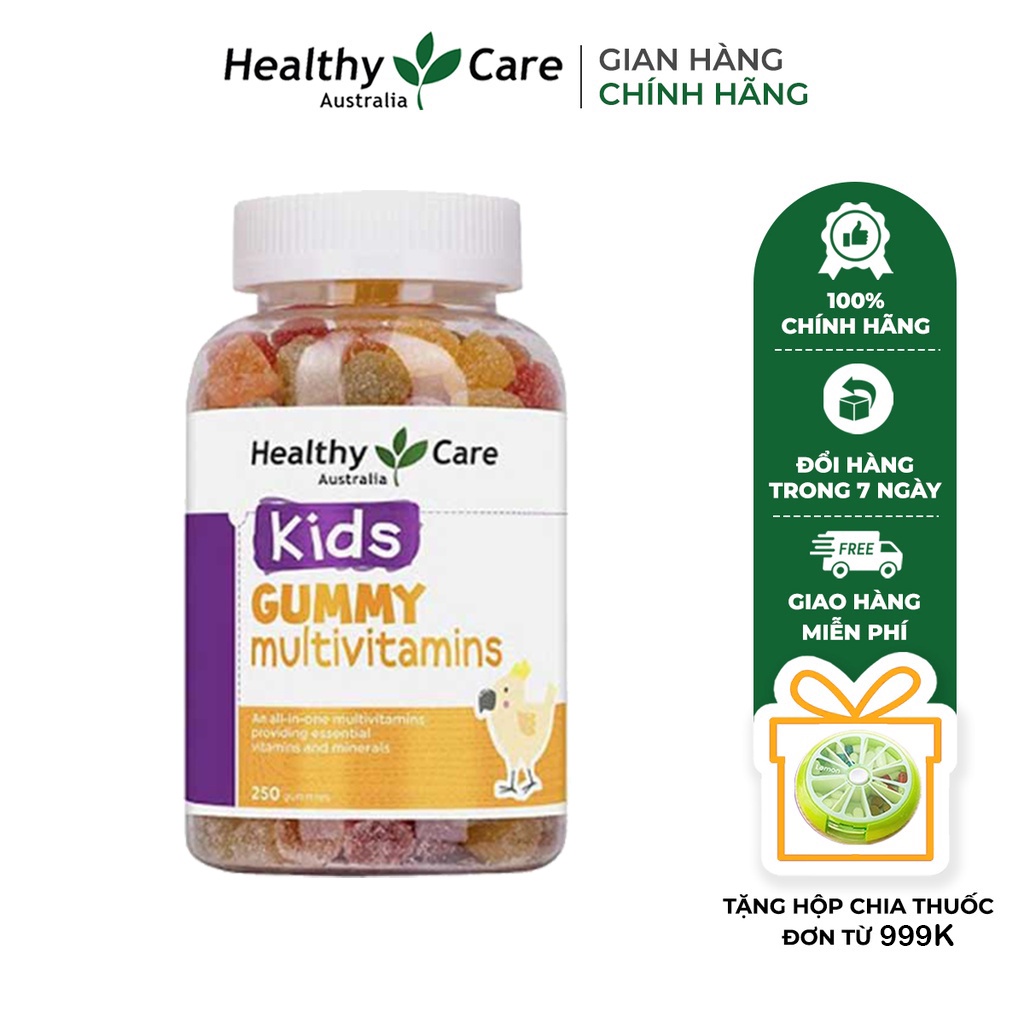 Healthy Care Zinc Vitamin C - Viên nhai bố sung kẽm cho bé 60 viên