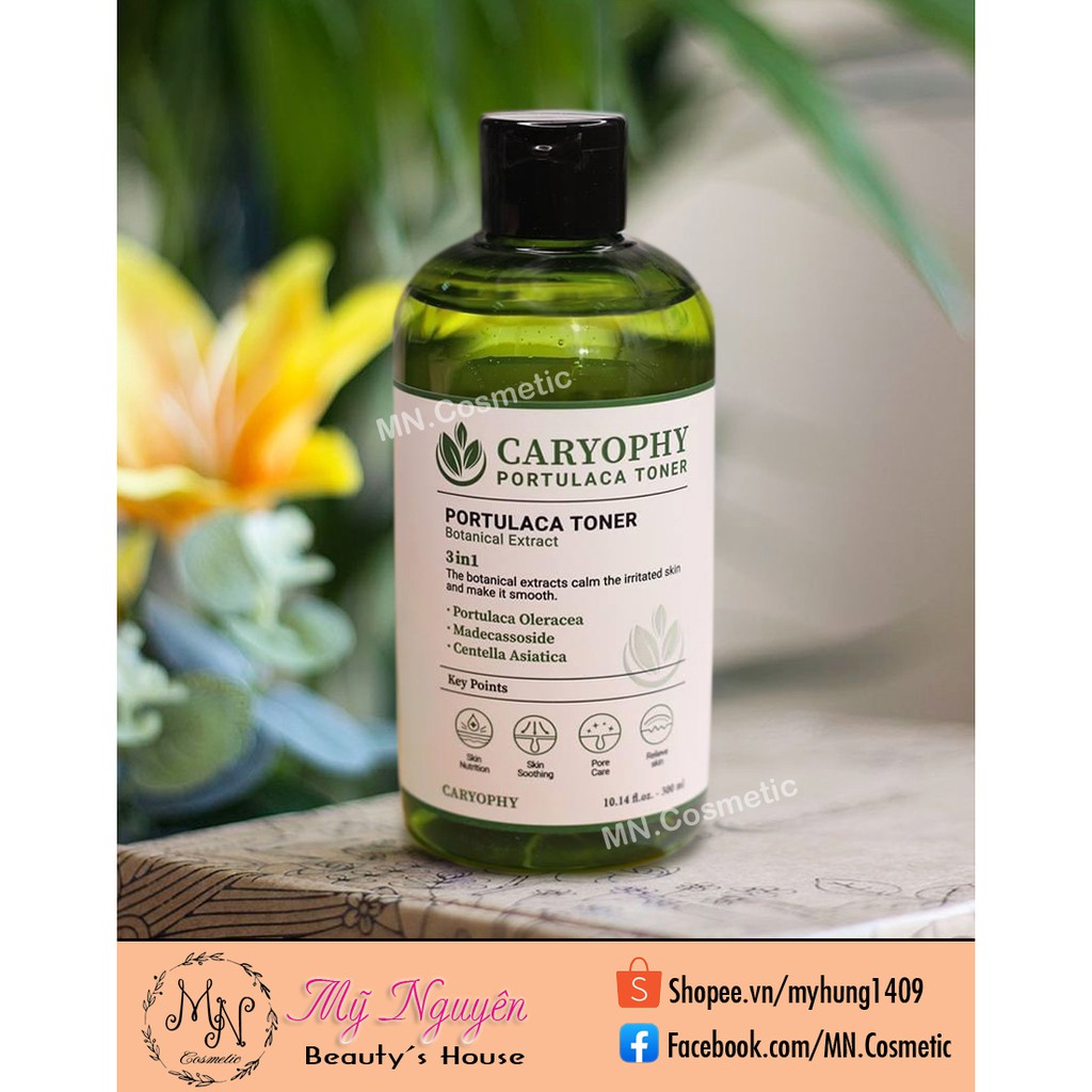 Toner Caryophy Giảm Mụn, Dưỡng Da Chính Hãng Hàn Quốc