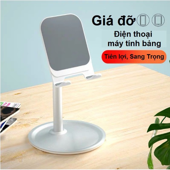 Giá Đỡ Điện Thoại, iPad Chất Liệu Hợp Kim Nhôm Xoay 360 Độ