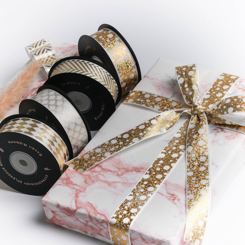 10 cuộn dây ruy băng trang trí hộp quà dễ thương