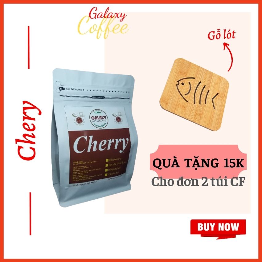 Cafe Cherry Galaxy Coffee Cafe Mít Rang Xay Gu Nhẹ Vị Chua Nhẹ Mùi Hương Hoa Và Mùi Mít Chín Gói 200g