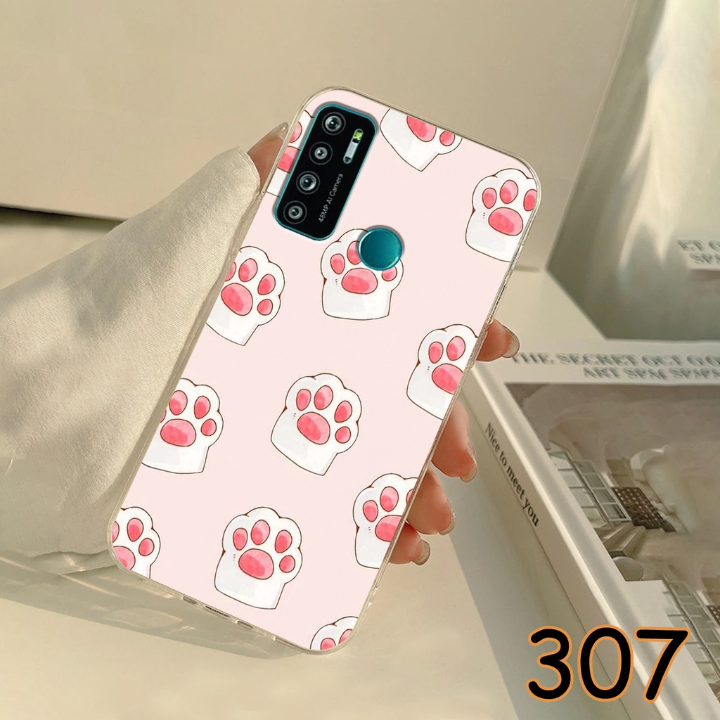 Ốp Lưng Vsmart Live 4 - Vsmart Live in hình LoveCat - Chất liệu Silicon siêu bền
