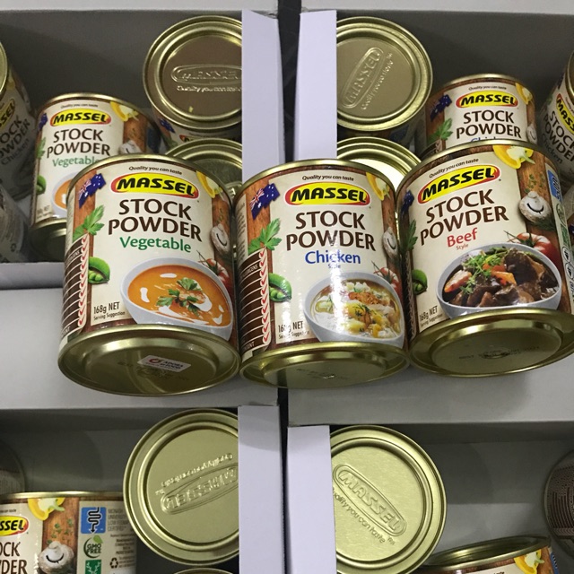Hạt Nêm Massel Stock Powder Beef 168g của Úc