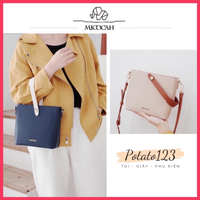 [Có sẵn] Túi xách Micocah mềm có quai xách giữa MCC172