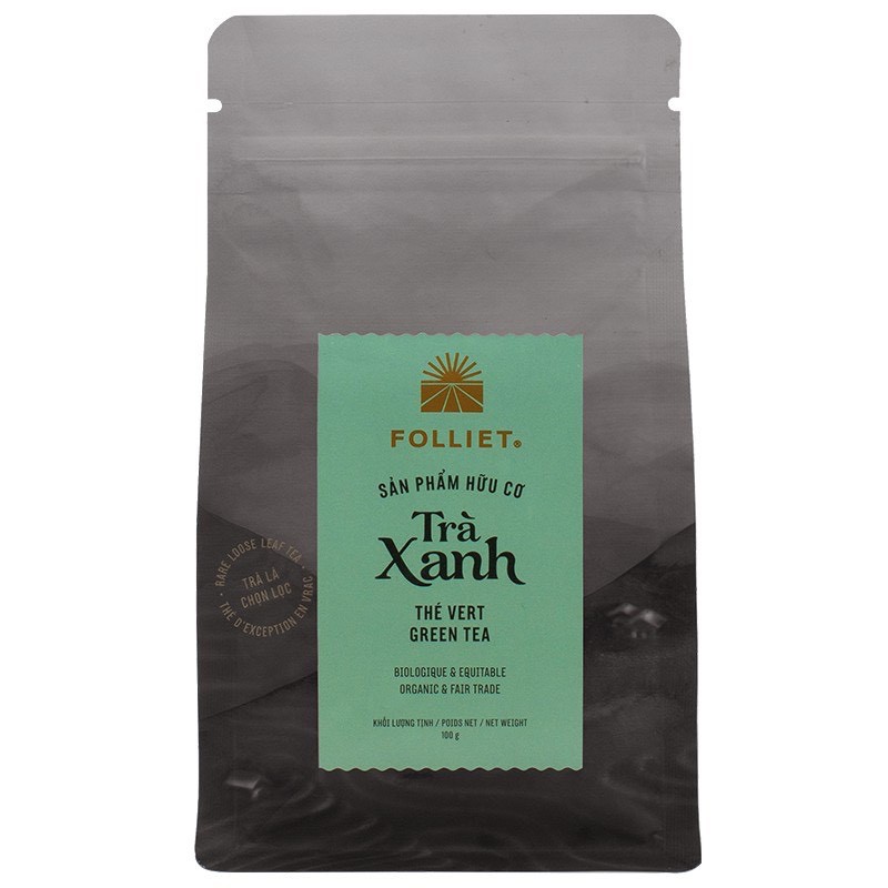 Trà Xanh Hữu Cơ Folliet 100gr