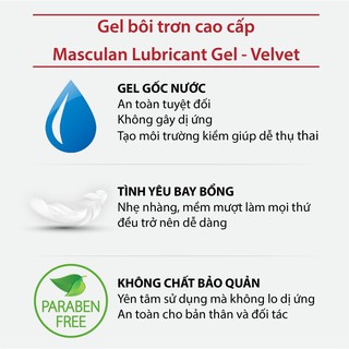 Gel Bôi Trơn Masculan Velvet