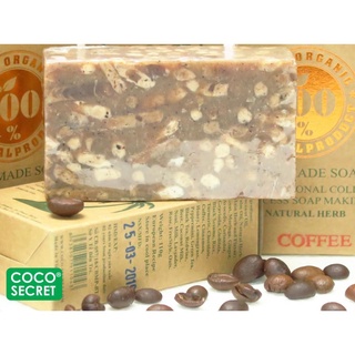 [Sale - 2025] XÀ BÔNG HANDMADE DẦU DỪA CAFE