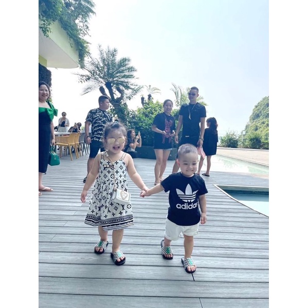 Dép lê MLB gấu CARO cho bé trai và bé gái có đế chống trơn trượt