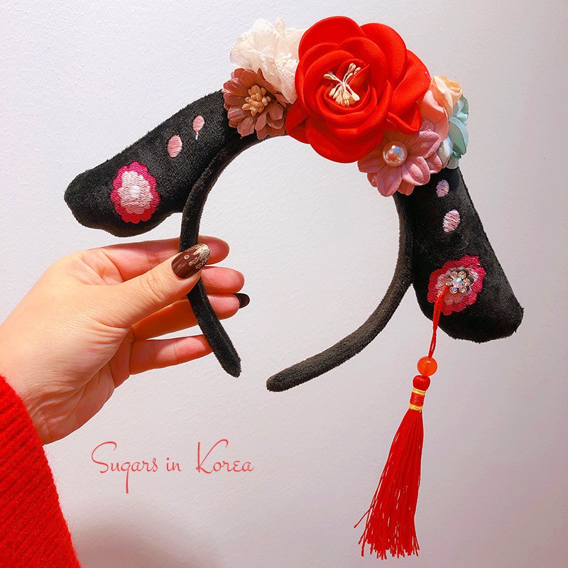 Cài Tóc Tua Rua Phong Cách Trung Hoa Cho Bé Gái