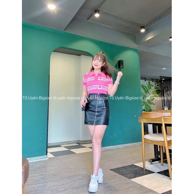 (T.U Bigsize 50-75kg) Áo Len Mongtoghi Dáng Ngắn Cổ Bẻ Hoạ Tiết Lạ Hàng QCCC #2202