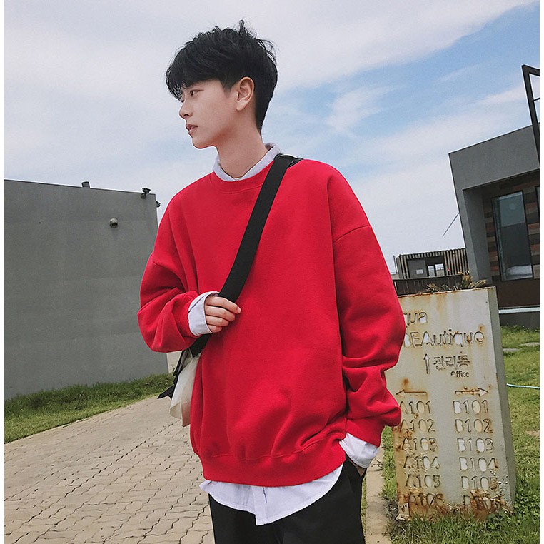 Áo Sweater nỉ ❤️/Áo nỉ trơn chất cao cấp Ulzzang form unisex dài tay nam nữ - AST | BigBuy360 - bigbuy360.vn