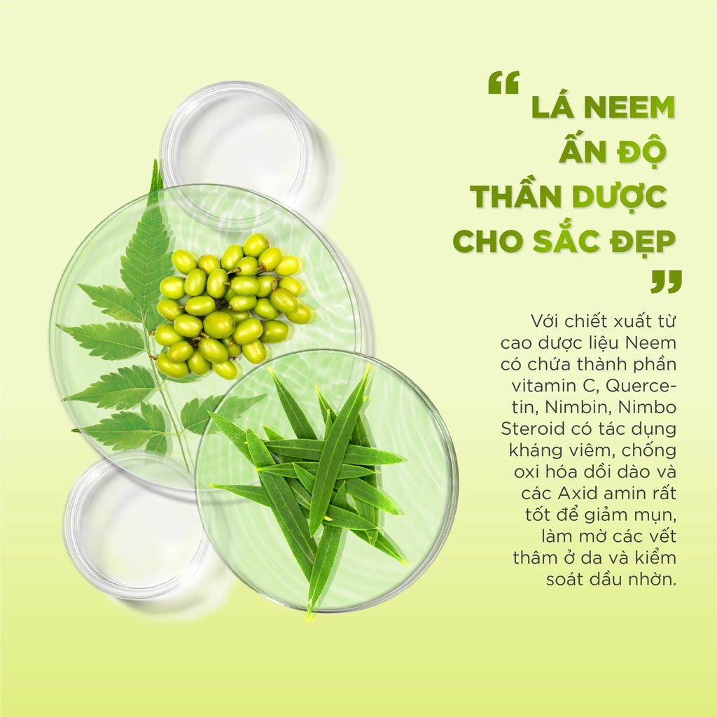 Sữa rửa mặt cho da mụn Mee Natural 100ml