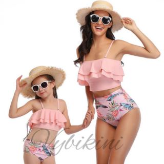 Set bikini mẹ và bé gái V009