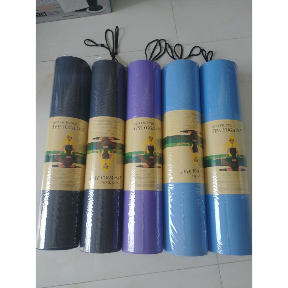 THẢM YOGA 2 LỚP, SIÊU ÊM, CHỐNG TRƯỢT