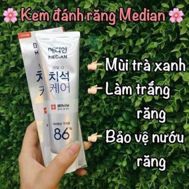 Kem đánh răng Median Dental IQ 93% 120g Hàn Quốc chính hãng làm trắng răng, thơm miệng, ngừa sâu răng.