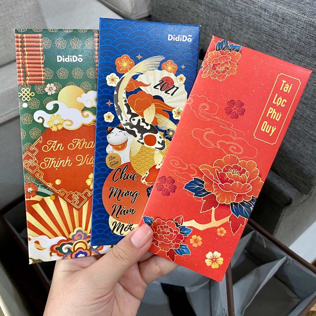 Set 5 Bao Lì Xì Tết Canh Tý 2020 Nhiều Mẫu