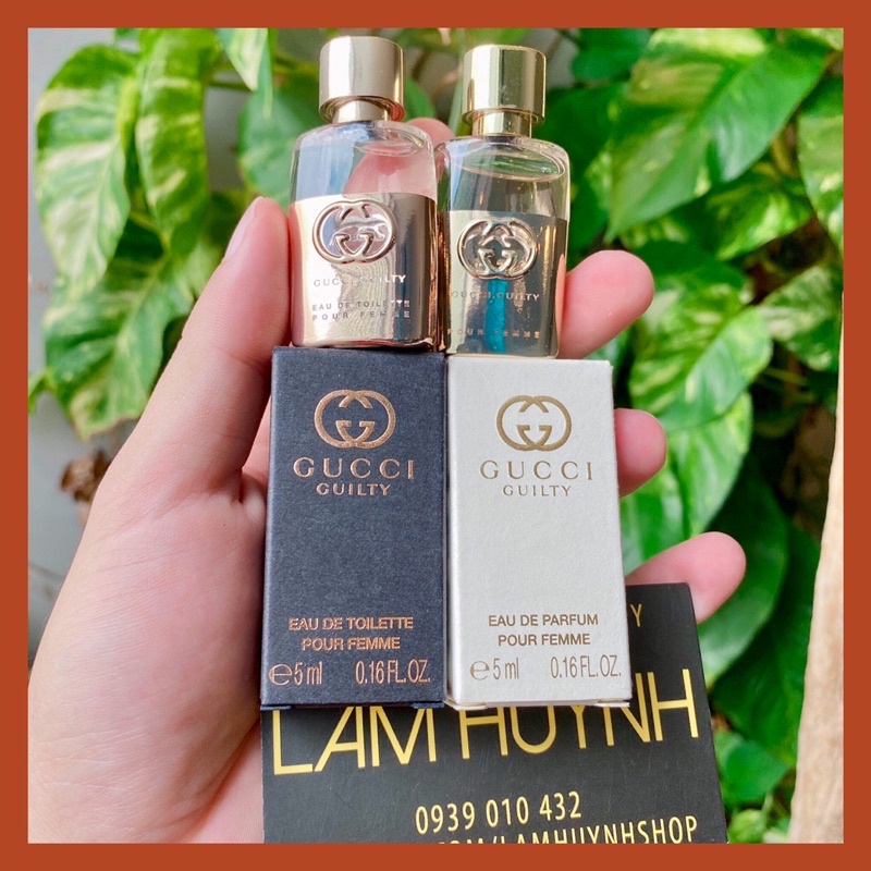 Nước hoa mini GUCCI GUILTY POUR FEMME Edt - Edp - Intense 5ml