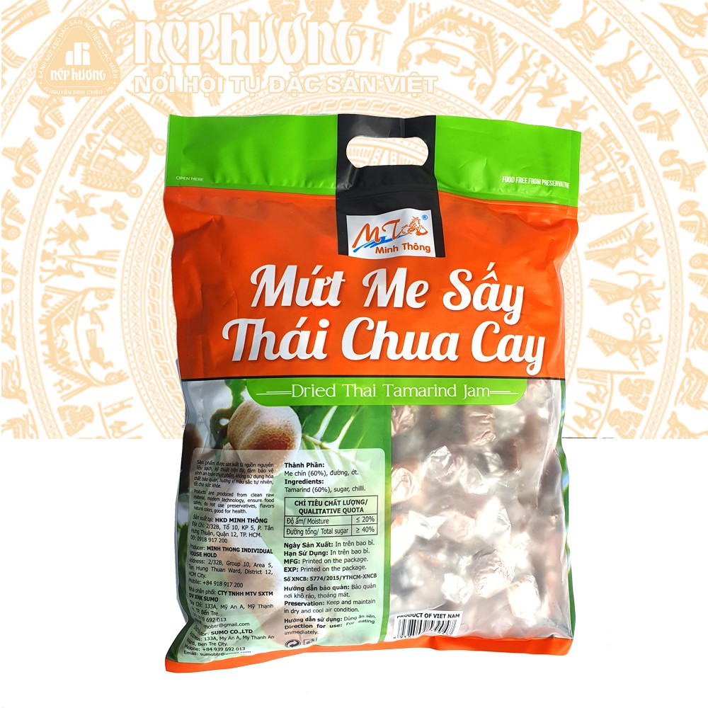 Mứt me sấy Thái chua cay-Minh Thông- Gói 1Kg