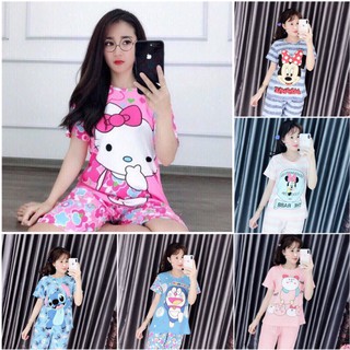 Đồ bộ lửng thun hoạt hình quảng châu. P1"