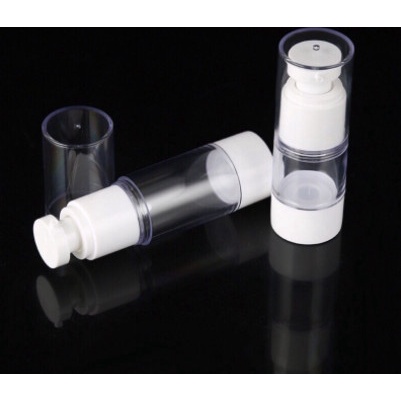 Chai lọ chiết mỹ phẩm/toner/nước tẩy trang có nút nhấn tiện lợi khi đi du lịch