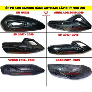 🥇 ỐP PÔ CARBON SH 2012 - 2019 ,  SH MODE , AB, LEAD, VISION HÀNG ARTISTAR ÔM KHÍT NHƯ ZIN   🥇