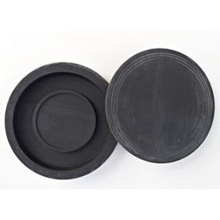 Nghiên đá tròn đựng mực